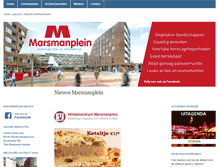 Tablet Screenshot of marsmanplein.nl